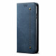 Flip Cover Xiaomi Mi Note 10 Lite Tissu Jeans