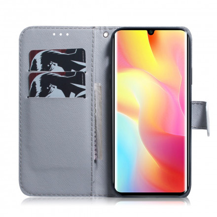 Housse Xiaomi Mi Note 10 Lite Branche d'Arbre Fleuri