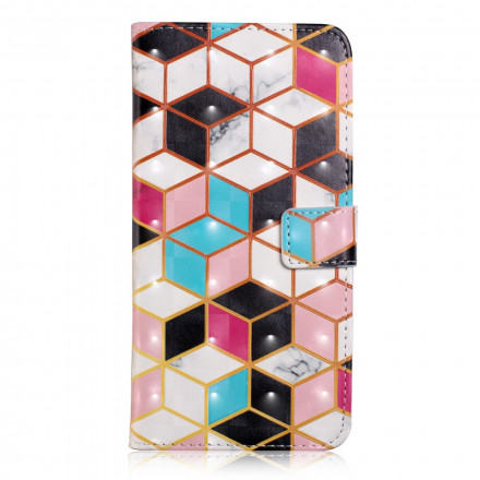 Housse iPhone XR Marbre Multicolore