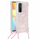 Coque Xiaomi Mi Note 10 Lite Paillettes et Cordon