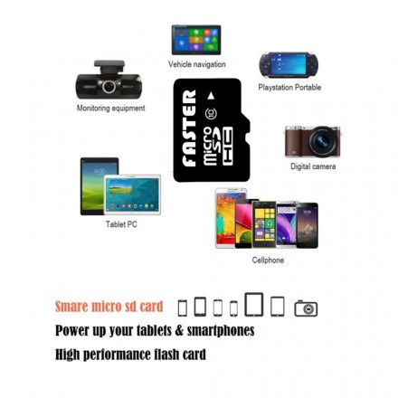 Carte Micro SD 16GO avec Adaptateur SD