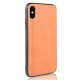 Coque iPhone X / XS Effet Cuir Couture