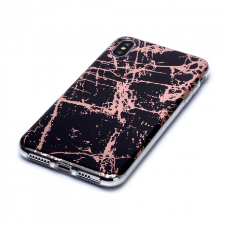 Coque iPhone X / XS Marbre Géométrie Design