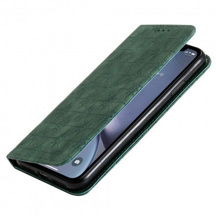 Flip Cover iPhone XS Max Fleurs Baroques