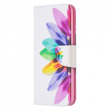 Housse Samsung Galaxy A52 4G / A52 5G Fleur Aquarelle