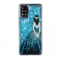 Coque Samsung Galaxy A52 4G / A52 5G Femme Paillettes