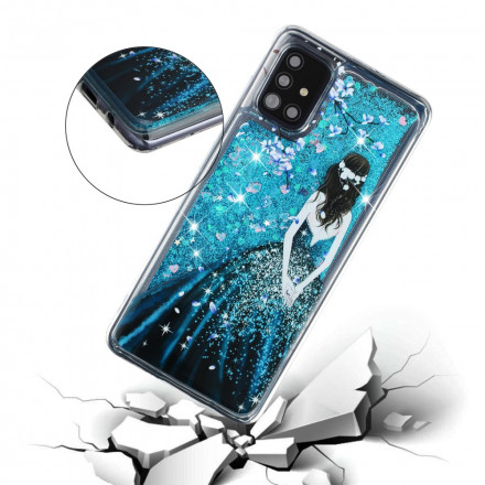 Coque Samsung Galaxy A52 4G / A52 5G Femme Paillettes