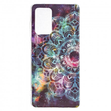 Coque Samsung Galaxy A52 4G / A52 5G Mandala Coloré Fluorescente