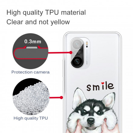 Coque Poco F3 Smile Dog