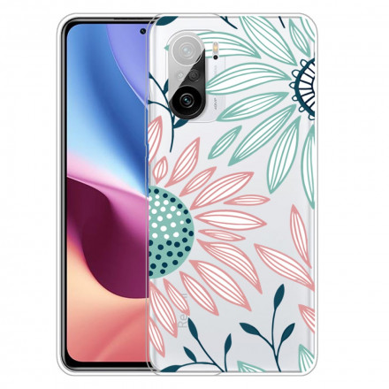 Coque Poco F3 Transparente Une Fleur