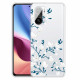 Coque Poco F3 Fleurs Blanches