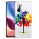 Coque Poco F3 Transparente Arbre Aquarelle