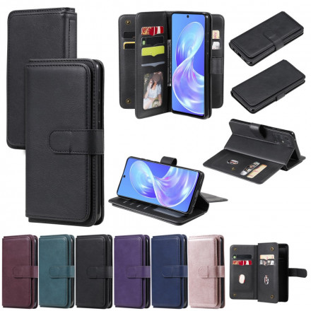 Housse Samsung Galaxy A72 4G / A72 5G Multi-fonctions 10 Porte-Cartes