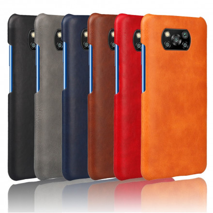 Coque Xiaomi Poco X3 Effet Cuir KSQ