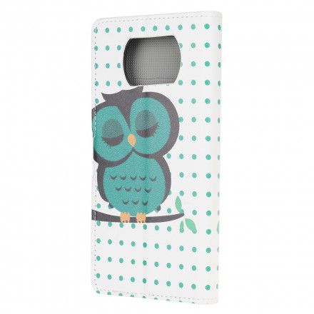 Housse Xiaomi Poco X3 Hibou Endormi