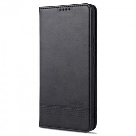 Flip Cover Vivo X60 Style Cuir AZNS