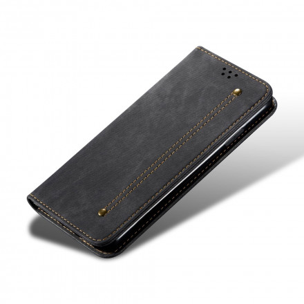 Flip Cover Xiaomi Redmi Note 10 / Note 10s Tissu Jeans