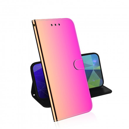 Housse OnePlus 9 Pro Simili Cuir Couverture Miroir