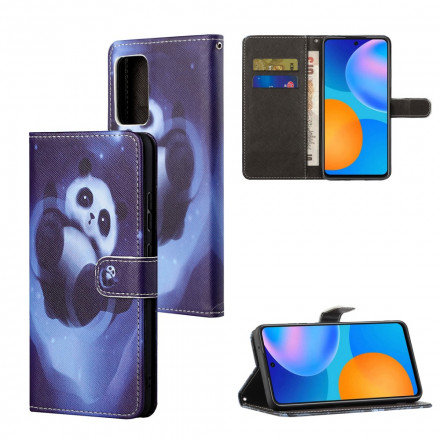 Housse Xiaomi Redmi Note 10 Pro Panda Space à Lanière