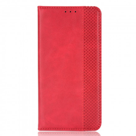 Flip Cover Samsung Galaxy A32 4G Effet Cuir Vintage Stylisé