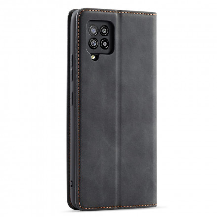 Flip Cover Samsung Galaxy A12 Effet Cuir FORWENW