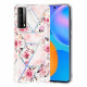 Coque Huawei P smart 2021 Marbrée Fleurs