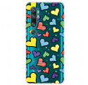 Coque Xiaomi Mi Note 10 / Note 10 Pro Coeurs Multicolores