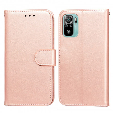 Housse Xiaomi Redmi Note 10 / Note 10s Style Cuir Monochrome