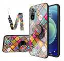 Coque Xiaomi Redmi Note 10 / Note 10s Support Magnétique Patchwork