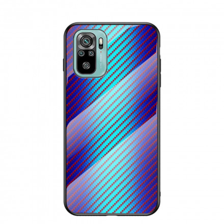 Coque Xiaomi Redmi Note 10 / Note 10 Pro Verre Trempé Fibre Carbone