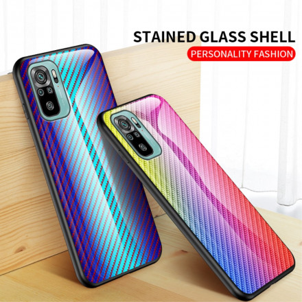 Coque Xiaomi Redmi Note 10 / Note 10 Pro Verre Trempé Fibre Carbone