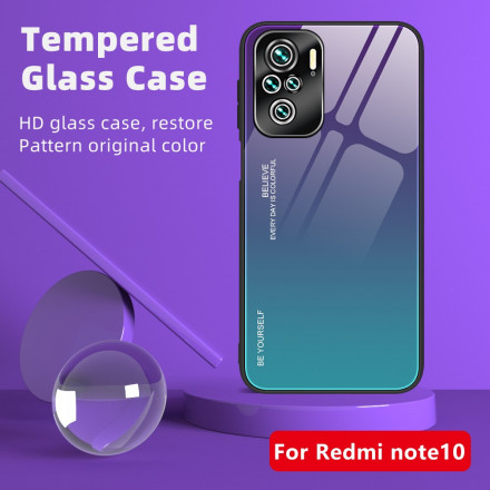 Coque Xiaomi Redmi Note 10 / Note 10s Verre Trempé Be Yourself