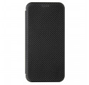 Flip Cover Poco M3 Fibre Carbone avec Anneau Support