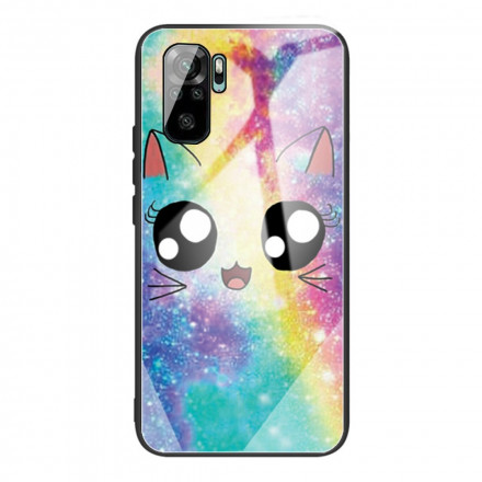 Coque Xiaomi Redmi Note 10 / Note 10s Verre Trempé Chat 