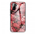 Coque Xiaomi Redmi Note 10 / Note 10s Verre trempé Fleurs Roses