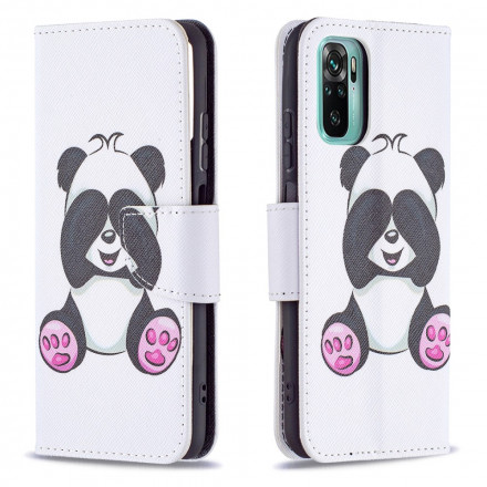 Housse Xiaomi Redmi Note 10 / Note 10s Panda Fun