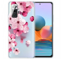 Coque Xiaomi Redmi Note 10 Pro Petites Fleurs Roses