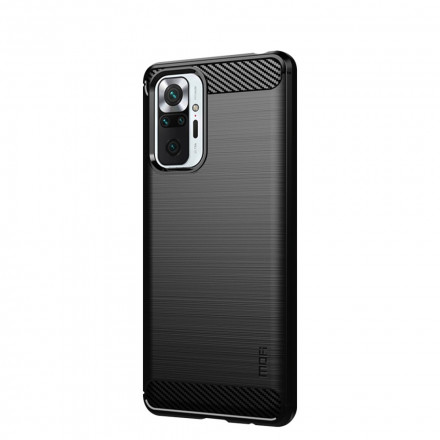 Coque Xiaomi Redmi Note 10 Pro Fibre Carbone Brossée Mofi