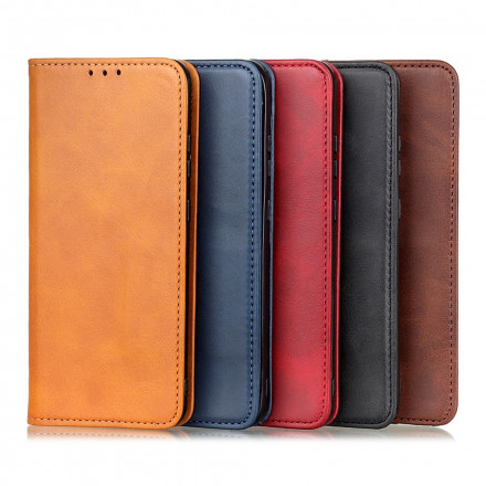 Flip Cover Sony Xperia 1 III Cuir Fendu Élégance