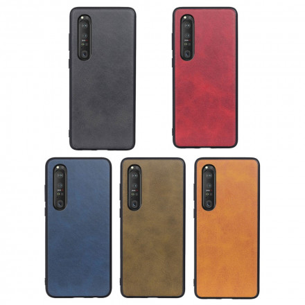 Coque Sony Xperia 1 III Effet Cuir