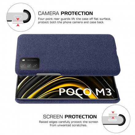 Coque Poco M3 KSQ Tissu Chic