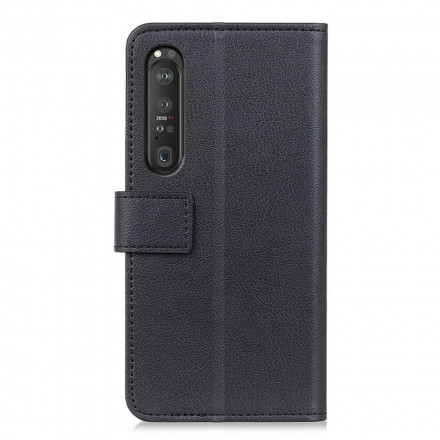 Housse Sony Xperia 1 III Simili Cuir Classique