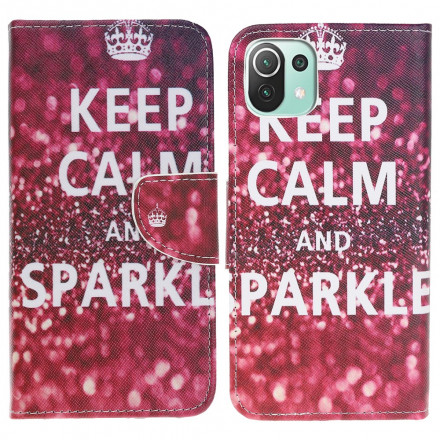 Housse Xiaomi Mi 11 Lite / Lite 5G Keep Calm and Sparkle