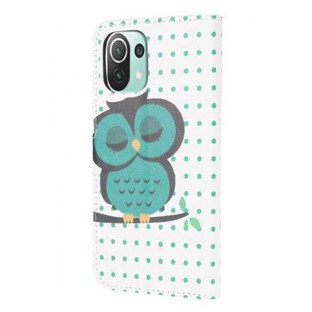 Housse Xiaomi Mi 11 Lite / Lite 5G Hibou Endormi