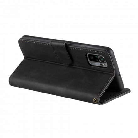 Housse Xiaomi Redmi Note 10 0 5G Simili Cuir Bicolore Rivets