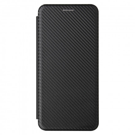 Flip Cover Xiaomi Mi 11 Pro Fibre Carbone avec Anneau Support