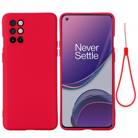 Coque OnePlus 8T Silicone Liquide Avec Lanière