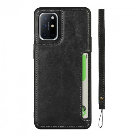 Coque OnePlus 8T Porte-Cartes Support et Lanière