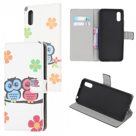 Housse Samsung Galaxy XCover 5 Couple de Hiboux