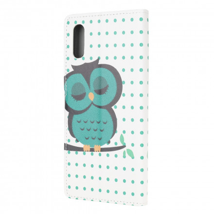 Housse Samsung Galaxy XCover 5 Hibou Endormi